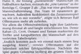 01.05.2001 - Aachener Zeitung: Inde Hahn II gibt "rote Laterne" ab