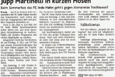 02.06.2004 - Aachener Zeitung: Jupp Martinelli in kurzen Hosen