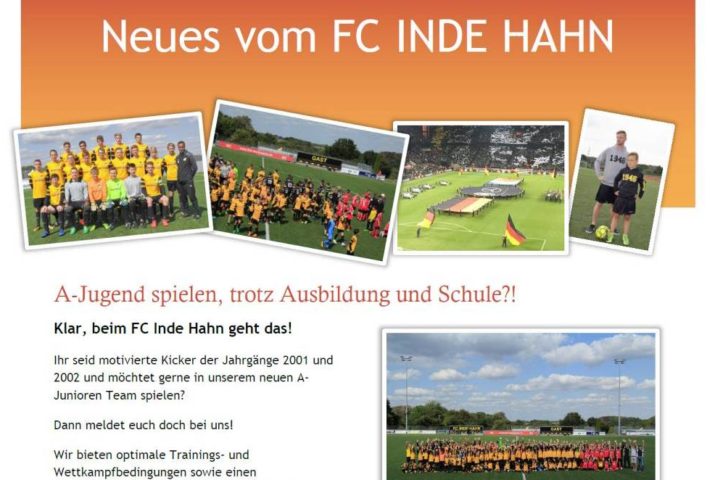 Wir suchen A-Junioren für die kommende Saison