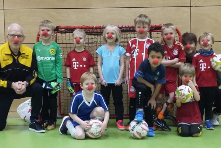 Mit Clown-Nasen macht Training noch mehr Spaß!