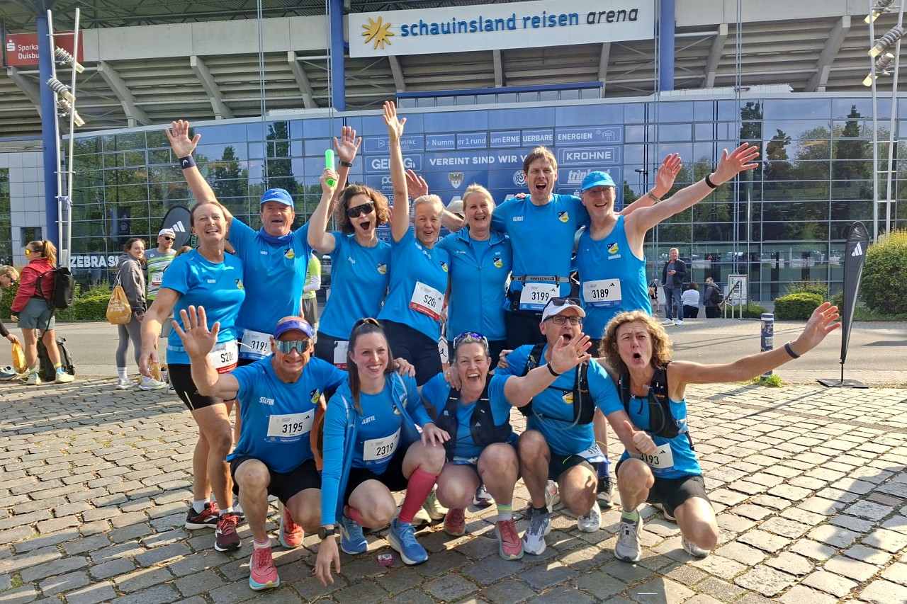 Starkes Hahner Team beim Rhein-Ruhr-Marathon in Duisburg